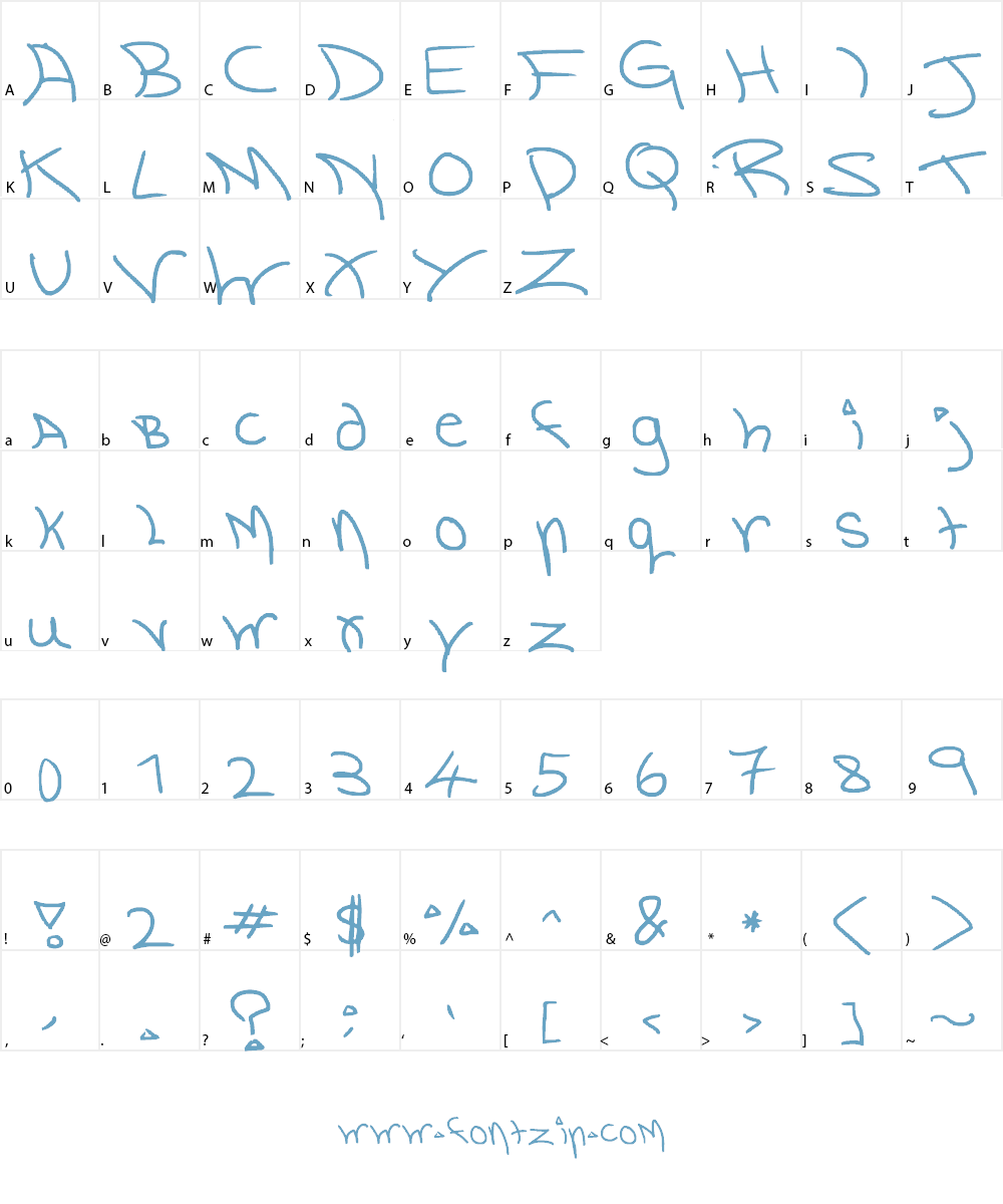 shark fin Font Character